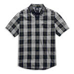 Men’s Eagle Logo Plaid Shirt