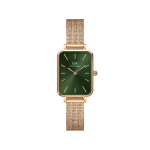 Quadro Pressed Melrose Emerald - Rose Gold 20X26MM