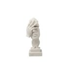 Statue- Silence Is Gold - See No Evil 12.5X33CM