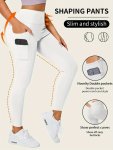 Seamless High Rise Leggings Butt Lifting Leggings With Phone Pockets Women's Underwear & Shapewear