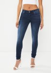 Guess Power Skinny Low Rise - Blue Black Wash