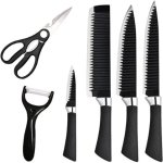 @home Home Essential Steel Knife Scissor Peeler Kitchen Tool Set