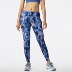 New Balance Women's Printed Impact Run Tight - Night Sky - XL