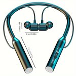 2024 Sports Headphone Magnetic Earbuds Can't Shake Off Ultra-long Standby Wireless Neck Running Headphone Headsets With Replacea