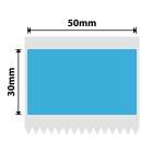 NB507 - - B1 B21 B3S B4 - 50X30MM - 230 Blue Freezer Labels