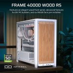 Corsair 4000D Rs Wood Mid-tower Atx Case 4X Rs Fans Included High Airflow Design – New