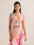 Alina V Neck Top - 16 Carmen Floral Co-ord