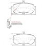 Hyundai Kbc Brake Pads Rear For Kia Picanto I10 - Spares Direct