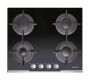 Kitchen 4 Burner Gas Stove Candy 60CM Black