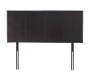 Kara Leather Touch Headboard - Brown - 3/4