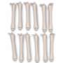 Hair Perm Rods 12 Pack - Assorted Colour - Extra Small 59X4MM