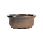 Japanese Patinaed Containers - Deep Oval 130 X 110 X 55MM