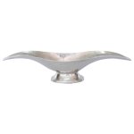 Rough Nickel Footed Boat Vase 65CM