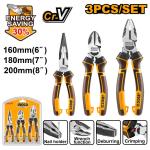 Ingco HKHLPS2831 Plier Set 3P Hl