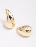 Goldair Gold Plated Teardrop Bubble Drop Earrings