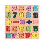 Toddler Number Wooden Puzzle Board