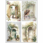 Tear Resistant Deco Print A6 Doorways