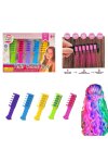 Craft & Arts Hair Comb Colour Set Temporary Hair Chalk 5 Pack