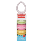 My First Macaron Pretend Food Take-along Baby Rattle Activity Toy