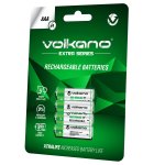 Volkano Extra Series Rechargeable Batteries Aaa Pack Of 4