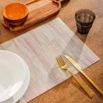 Placemats Ripple Brown 6 Pack