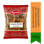 Premium Flat Cinnamon Sticks Taj Dalchini Flat Whole 200G - Highly Aromatic Bark Spice For Biryanis Garam Masala & Curries |