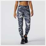 New Balance Women's Printed Impact Run Tight - Logwood - Small