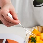 10PCS Stainless Steel Dessert Forks Fruit Tasting Forks Nut Picks Small Size Dinner Forks For Salad Multipurpose Cutlery Set Kit