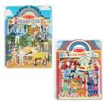 Melissa Puffy Sticker Set - Deluxe Horse Scenes And Pet Place