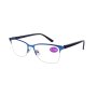 Reading Glasses Eyeware With Pouch Matt Blue Frame 1.50