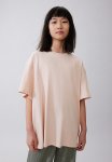 Oversized Cotton Jersey T-Shirt - Powder Pink