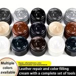 1PC Leather Dye Cream Shoe Repair Paint For Broken Premium Cream For Leather Clothes Repair