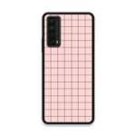 Custom Printed Tpu Cases - Huawei P Smart 2021 & 39 Pink Checkered& 39 By