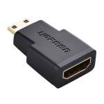 UGreen 20101-20101 MINI HDMI To HDMI Adapter - BLACK-20101-20101