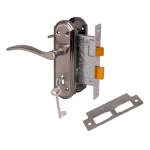 Nera Essential 3LEVER Decorative Lockset For Internal Doors Modern Satin Black Handles
