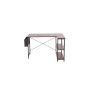 Computer Desk Home Office Writing Desk Work Study Table With Shelves Bag