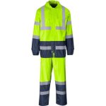 Torrent Two-tone Hi-viz Ref Polyester pvc Rainsuit Lime