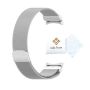 Band For Samsung Watch 6 40MM Silver Milanese Plus Cloth