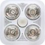 Eurolux 3 In 1 Bathroom Heater Light & Extractor Fan Including Switch