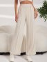 High Waist Wide Leg Pants Casual Loose Pants For Spring & Summer Women's Clothing
