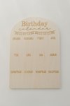 Birthday Calendar' Wooden Board - Engraved - Afrikaans