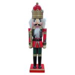 Wooden Nutcracker With Hat Santa Claus 40CM
