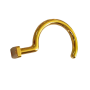 Billiard Table Cue Brass Hook Triangular Frame Stick Pool Holder
