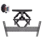 Max Flexibility Dual Arm Tv Bracket From 40-80 With Strip Light