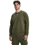 Under Armour Under Aromour Men Rival Fleece Crew Marine Od Green white - Marine Od Green white 4XL