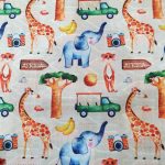 Road To Africa Shower Curtain Fabric
