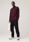 Regular Fit Corduroy Shirt - Burgundy