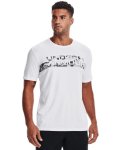 Men's Ua Camo Chest Stripe Short Sleeve - White XXL