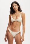 Cotton On Full Bikini Bottom - Golden Rib Metallic