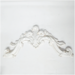 White Resin Baroque Corner